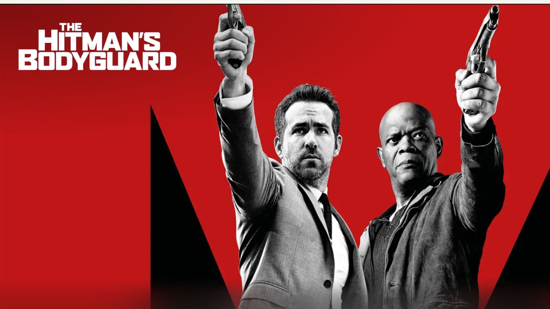 Ryan Reynolds and Samuel L. Jackson in The Hitman's Bodyguard (Image via Apple TV+)